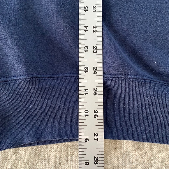 Fruit of the Loom IU logo applique oversized sweatshirt navy - XL - Picture 8 of 9